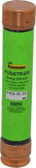 Cooper Bussmann - 250 VDC, 600 VAC, 35 Amp, Time Delay General Purpose Fuse - Fuse Holder Mount, 5-1/2" OAL, 20 at DC, 200 (RMS) kA Rating, 1-1/16" Diam - Benchmark Tooling