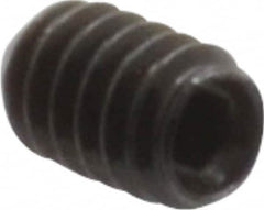 Camcar - #2-56 UNC, 1/8" OAL, Cup Point Set Screw - Grade ASTM F912 Steel, 0.035" Key - Benchmark Tooling