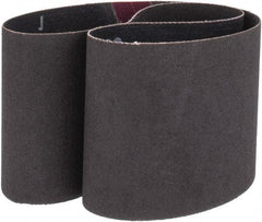 Norton - 3" Wide x 24" OAL, 120 Grit, Silicon Carbide Abrasive Belt - Silicon Carbide, Fine, Coated, Wet - Benchmark Tooling