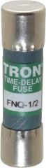 Cooper Bussmann - 500 VAC, 0.5 Amp, Time Delay General Purpose Fuse - Fuse Holder Mount, 1-1/2" OAL, 10 at AC kA Rating, 13/32" Diam - Benchmark Tooling