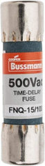 Cooper Bussmann - 500 VAC, 0.15 Amp, Time Delay General Purpose Fuse - Fuse Holder Mount, 1-1/2" OAL, 10 at AC kA Rating, 13/32" Diam - Benchmark Tooling