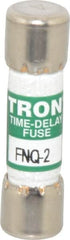 Cooper Bussmann - 500 VAC, 2 Amp, Time Delay General Purpose Fuse - Fuse Holder Mount, 1-1/2" OAL, 10 at AC kA Rating, 13/32" Diam - Benchmark Tooling