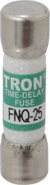 Cooper Bussmann - 500 VAC, 25 Amp, Time Delay General Purpose Fuse - Fuse Holder Mount, 1-1/2" OAL, 10 at AC kA Rating, 13/32" Diam - Benchmark Tooling