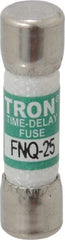 Cooper Bussmann - 500 VAC, 25 Amp, Time Delay General Purpose Fuse - Fuse Holder Mount, 1-1/2" OAL, 10 at AC kA Rating, 13/32" Diam - Benchmark Tooling