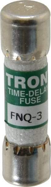 Cooper Bussmann - 500 VAC, 3 Amp, Time Delay General Purpose Fuse - Fuse Holder Mount, 1-1/2" OAL, 10 at AC kA Rating, 13/32" Diam - Benchmark Tooling