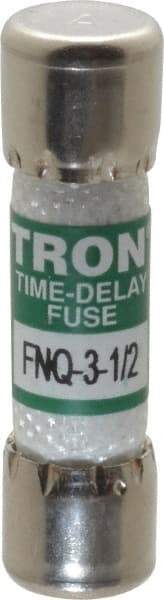 Cooper Bussmann - 500 VAC, 3.5 Amp, Time Delay General Purpose Fuse - Fuse Holder Mount, 1-1/2" OAL, 10 at AC kA Rating, 13/32" Diam - Benchmark Tooling