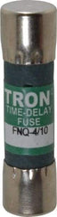 Cooper Bussmann - 500 VAC, 0.4 Amp, Time Delay General Purpose Fuse - Fuse Holder Mount, 1-1/2" OAL, 10 at AC kA Rating, 13/32" Diam - Benchmark Tooling