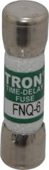 Cooper Bussmann - 500 VAC, 6 Amp, Time Delay General Purpose Fuse - Fuse Holder Mount, 1-1/2" OAL, 10 at AC kA Rating, 13/32" Diam - Benchmark Tooling