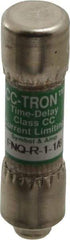 Cooper Bussmann - 300 VDC, 600 VAC, 1.13 Amp, Time Delay General Purpose Fuse - Fuse Holder Mount, 1-1/2" OAL, 200 at AC (RMS) kA Rating, 13/32" Diam - Benchmark Tooling