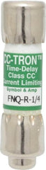 Cooper Bussmann - 300 VDC, 600 VAC, 0.25 Amp, Time Delay General Purpose Fuse - Fuse Holder Mount, 1-1/2" OAL, 200 at AC (RMS) kA Rating, 13/32" Diam - Benchmark Tooling