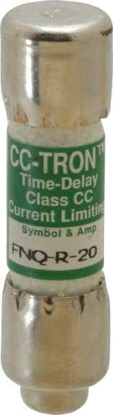 Cooper Bussmann - 300 VDC, 600 VAC, 20 Amp, Time Delay General Purpose Fuse - Fuse Holder Mount, 1-1/2" OAL, 20 at DC, 200 at AC (RMS) kA Rating, 13/32" Diam - Benchmark Tooling