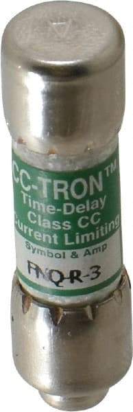 Cooper Bussmann - 300 VDC, 600 VAC, 3 Amp, Time Delay General Purpose Fuse - Fuse Holder Mount, 1-1/2" OAL, 200 at AC (RMS) kA Rating, 13/32" Diam - Benchmark Tooling