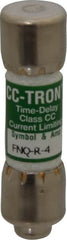 Cooper Bussmann - 300 VDC, 600 VAC, 4 Amp, Time Delay General Purpose Fuse - Fuse Holder Mount, 1-1/2" OAL, 200 at AC (RMS) kA Rating, 13/32" Diam - Benchmark Tooling