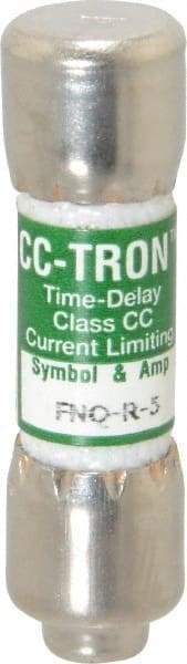 Cooper Bussmann - 300 VDC, 600 VAC, 5 Amp, Time Delay General Purpose Fuse - Fuse Holder Mount, 1-1/2" OAL, 200 at AC (RMS) kA Rating, 13/32" Diam - Benchmark Tooling