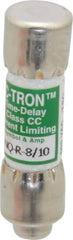 Cooper Bussmann - 300 VDC, 600 VAC, 0.8 Amp, Time Delay General Purpose Fuse - Fuse Holder Mount, 1-1/2" OAL, 200 at AC (RMS) kA Rating, 13/32" Diam - Benchmark Tooling