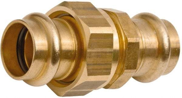 NIBCO - 1-1/2" Wrot Copper Pipe Union - P x P, Press Fitting - Benchmark Tooling