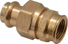 NIBCO - 1/2" Wrot Copper Pipe Union - P x F, Press Fitting - Benchmark Tooling