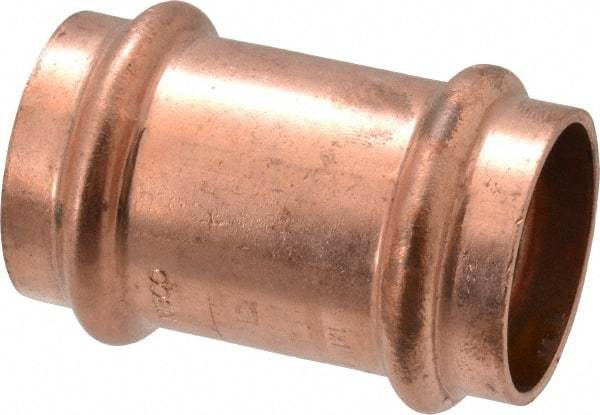 NIBCO - 1" Wrot Copper Pipe Coupling - P x P, Press Fitting - Benchmark Tooling