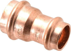 NIBCO - 1 x 3/4" Wrot Copper Pipe Reducer Coupling - P x P, Press Fitting - Benchmark Tooling
