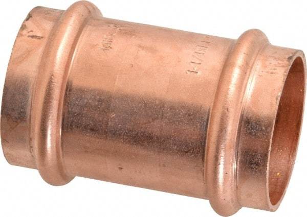 NIBCO - 1-1/4" Wrot Copper Pipe Coupling - P x P, Press Fitting - Benchmark Tooling