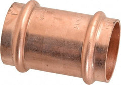 NIBCO - 1-1/4" Wrot Copper Pipe Coupling - P x P, Press Fitting - Benchmark Tooling
