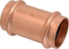 NIBCO - 1-1/2" Wrot Copper Pipe Coupling - P x P, Press Fitting - Benchmark Tooling