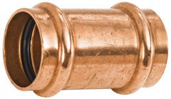 NIBCO - 2-1/2" Wrot Copper Pipe Coupling without Stop - P x P, Press Fitting - Benchmark Tooling