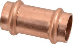 NIBCO - 3/4" Wrot Copper Pipe Coupling without Stop - P x P, Press Fitting - Benchmark Tooling