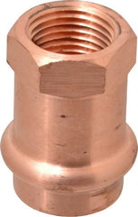 NIBCO - 3/4 x 1/2" Wrot Copper Pipe Adapter - Benchmark Tooling
