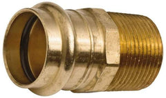 NIBCO - 1-1/4 x 1" Wrot Copper Pipe Adapter - P x M, Press Fitting - Benchmark Tooling