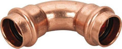 NIBCO - 3/4" Wrot Copper Pipe 90° Elbow - P x P, Press Fitting - Benchmark Tooling