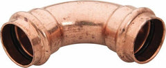 NIBCO - 1" Wrot Copper Pipe 90° Elbow - P x P, Press Fitting - Benchmark Tooling