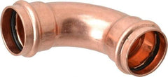 NIBCO - 1-1/4" Wrot Copper Pipe 90° Elbow - P x P, Press Fitting - Benchmark Tooling