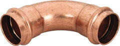 NIBCO - 1-1/2" Wrot Copper Pipe 90° Elbow - P x P, Press Fitting - Benchmark Tooling