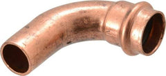 NIBCO - 3/4" Wrot Copper Pipe 90° Elbow - Ftg x P, Press Fitting - Benchmark Tooling