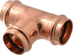 NIBCO - 1-1/2" Wrot Copper Pipe Tee - P, Press Fitting - Benchmark Tooling