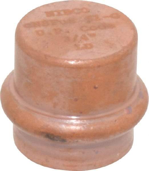 NIBCO - 3/4" Wrot Copper Pipe End Cap - P, Press Fitting - Benchmark Tooling