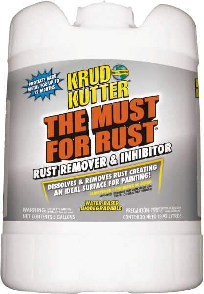 Krud Kutter - 5 Gal Jug Rust Remover - Removes Rust Deposits - Benchmark Tooling