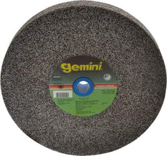 Norton - 24 Grit Aluminum Oxide Bench & Pedestal Grinding Wheel - 8" Diam x 1" Hole x 1" Thick, 3600 Max RPM, Very Coarse Grade - Benchmark Tooling