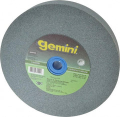 Norton - 120 Grit Silicon Carbide Bench & Pedestal Grinding Wheel - 6" Diam x 1" Hole x 1" Thick, 4140 Max RPM, Fine Grade - Benchmark Tooling