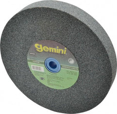 Norton - 60 Grit Silicon Carbide Bench & Pedestal Grinding Wheel - 7" Diam x 1" Hole x 1" Thick, 3600 Max RPM, Medium Grade - Benchmark Tooling