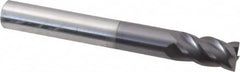 ProMax - 5/16", 1/2" LOC, 5/16" Shank Diam, 2-1/2" OAL, 4 Flute, Solid Carbide Square End Mill - Single End, AlTiN Finish, Spiral Flute, 40° Helix, Centercutting, Right Hand Cut, Right Hand Flute, Series 111 - Benchmark Tooling
