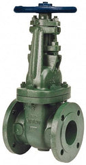 NIBCO - 2-1/2" Pipe, Class 150, Flanged-Raised Face Ductile Iron Solid Wedge OS & Y Gate Valve - 285 WOG, 150 WSP, Bolted Bonnet - Benchmark Tooling