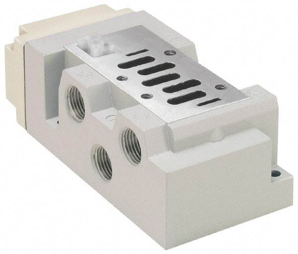 Parker - 1/2" Solenoid Valve Subbase 5599-2 - Use with H2 Series Solenoid Valves - Benchmark Tooling