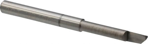 Scientific Cutting Tools - 0.12" Min Bore Diam, 5/8" Max Bore Depth, 1/8 Shank Diam, Helical Boring Bar - Right Hand Cut, Solid Carbide, Uncoated - Exact Industrial Supply