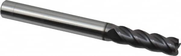 ProMax - 1/4" Diam 4 Flute Solid Carbide 0.03" Corner Radius End Mill - Benchmark Tooling