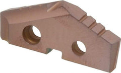 Allied Machine and Engineering - 1-3/8" Diam x 3/16" Thick, Seat Code 2, 132° Included Angle Spade Drill Insert - AM200 Coated, Cobalt, Grade Super Cobalt, Series GEN2 T-A - Benchmark Tooling