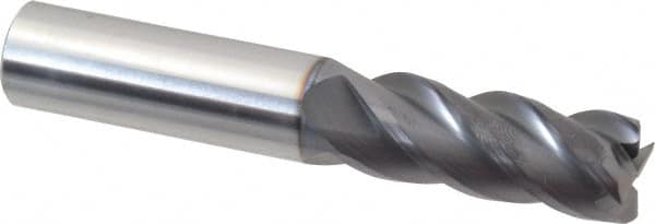 ProMax - 1/2" Diam 4 Flute Solid Carbide 0.015" Corner Radius End Mill - Benchmark Tooling