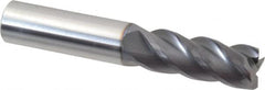 ProMax - 1/2" Diam 4 Flute Solid Carbide 0.015" Corner Radius End Mill - Benchmark Tooling