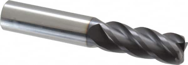 ProMax - 1/2" Diam 4 Flute Solid Carbide 0.06" Corner Radius End Mill - Benchmark Tooling